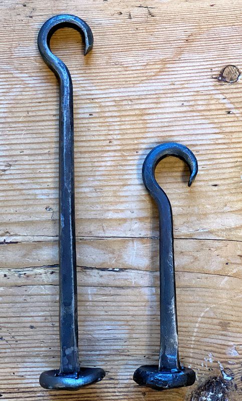 Spegels Smijern Spiker åpner 11 cm håndlagd