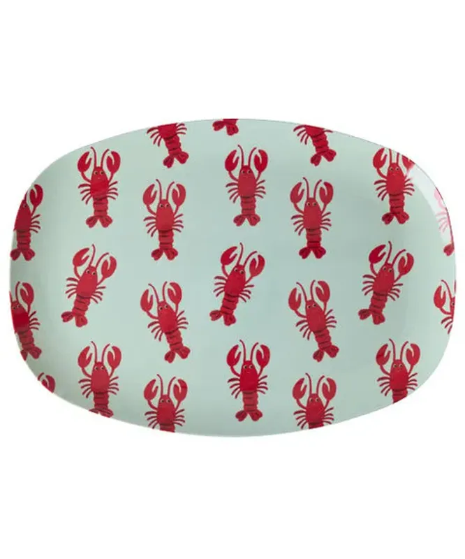 Rice Serveringsfat med hummermotiv (L 30 cm)