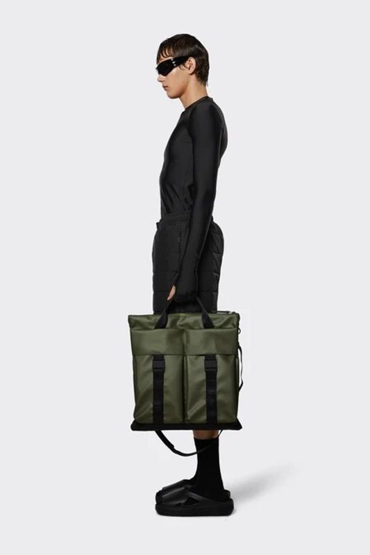 Rains Trail Tote Bag 12L, evergreen