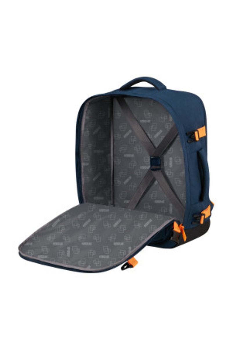 American Tourister Take2Cabin Casual Backpack M – Dark Navy / Radiant Orange