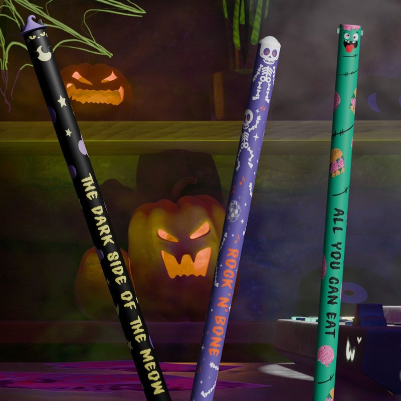 Viskbare Penner / Kryssordpenn Limited etd 3 pk Halloween 