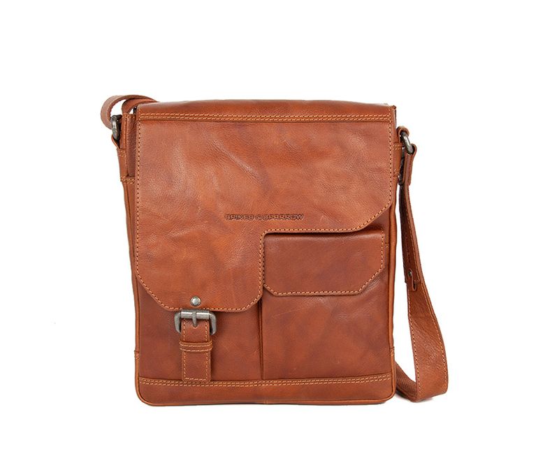 Spikes & Sparrow Skulderveske Flapbag Skinn 3.5L