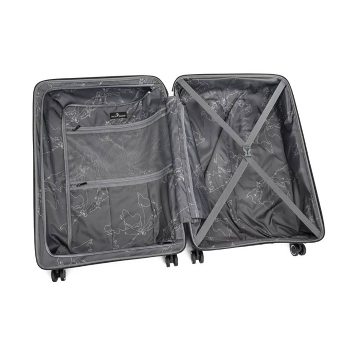 North Pioneer Oslo Koffert Stor, 4 hjul, 77 cm, 92L