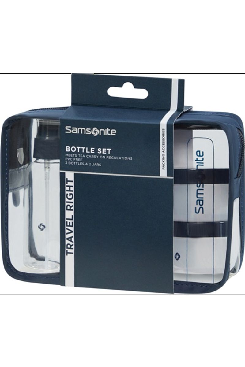 Samsonite Toalettmappe med flakser & krukker