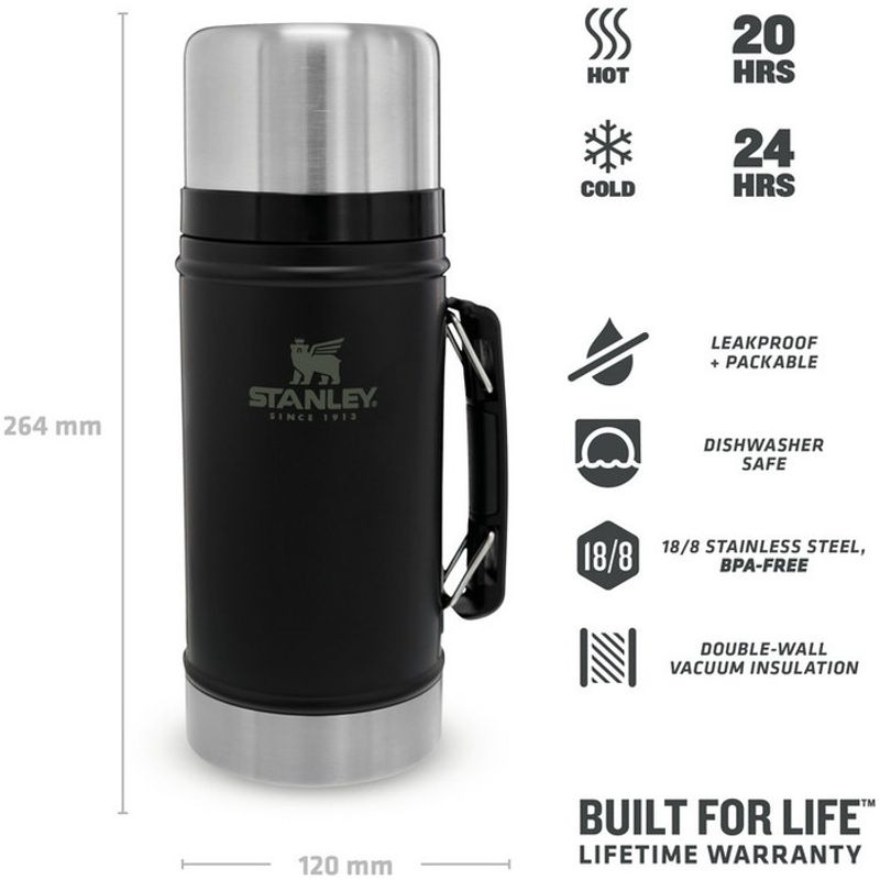 Stanley Mattermos Classic Matte Black 0,94 L