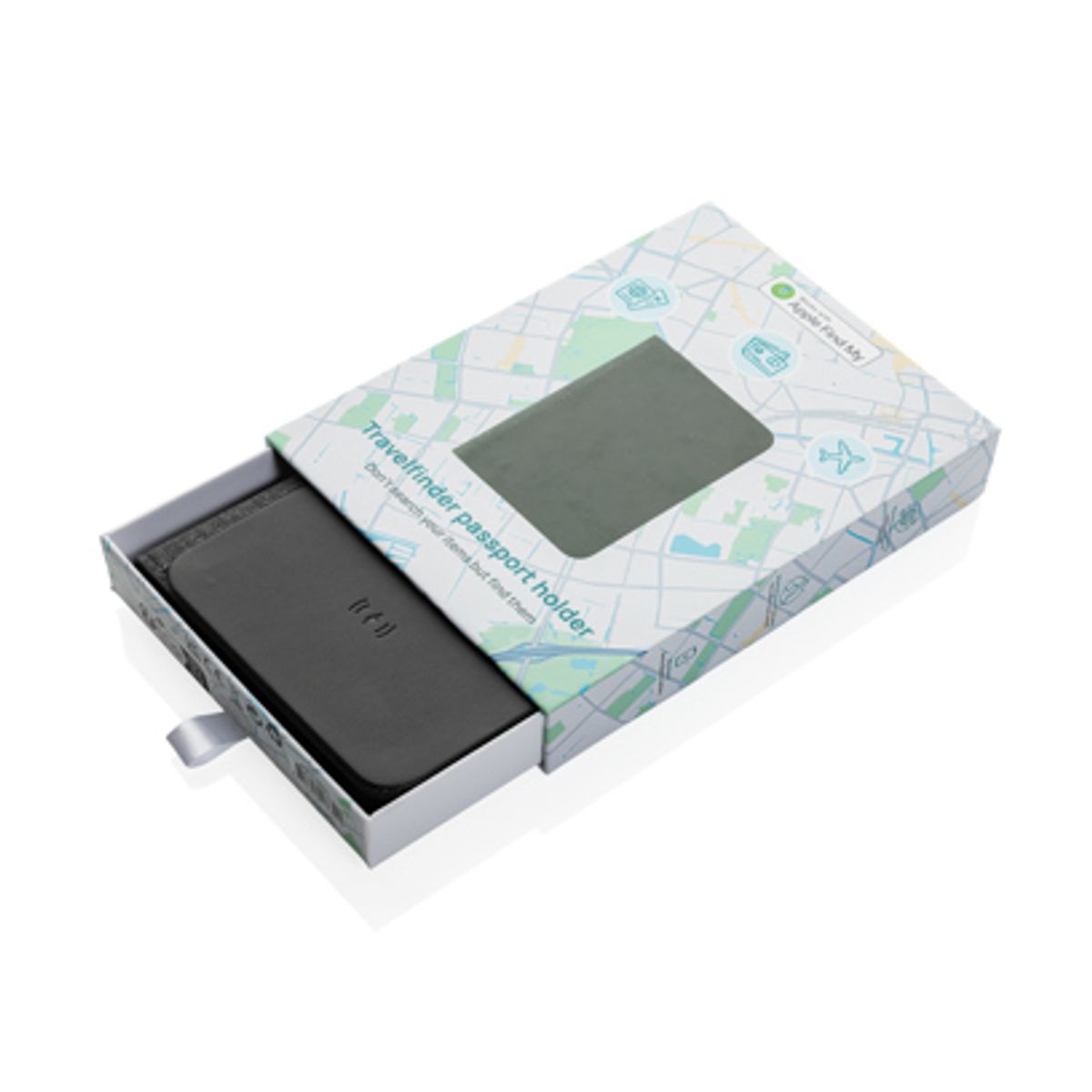 Travelfind RCS passholder – oppladbar med Find My