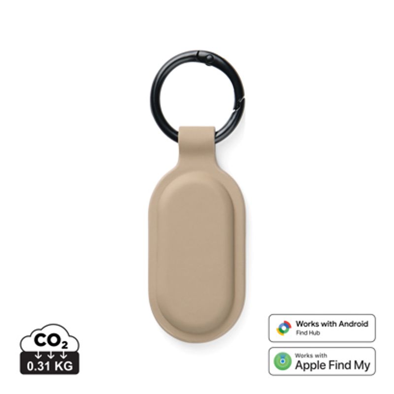 VINGA Baltimore RCS nøkkelbrikke med Finder Dual – greige (iOS & Android)