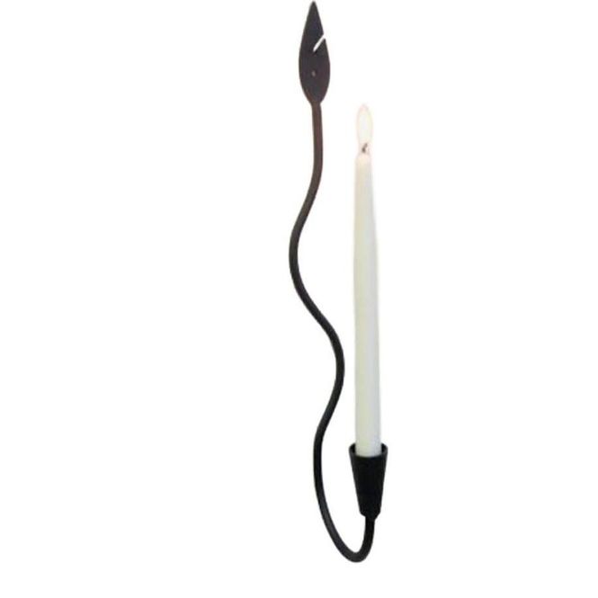 Hovedbilde Spegels Smijern Lysestake Løv 47cm håndlagd