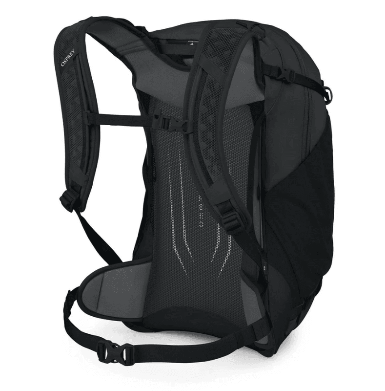 Superlett dagstursekk Hikelite 26 fra Osprey, Raven Black
