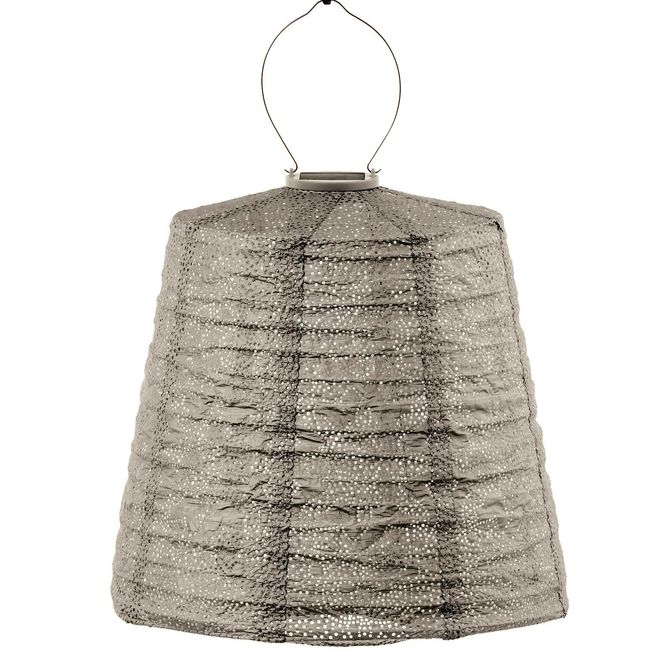Hovedbilde Lumiz Solcelle Led Lykt Lampshade 40 Marrakesh Taupe