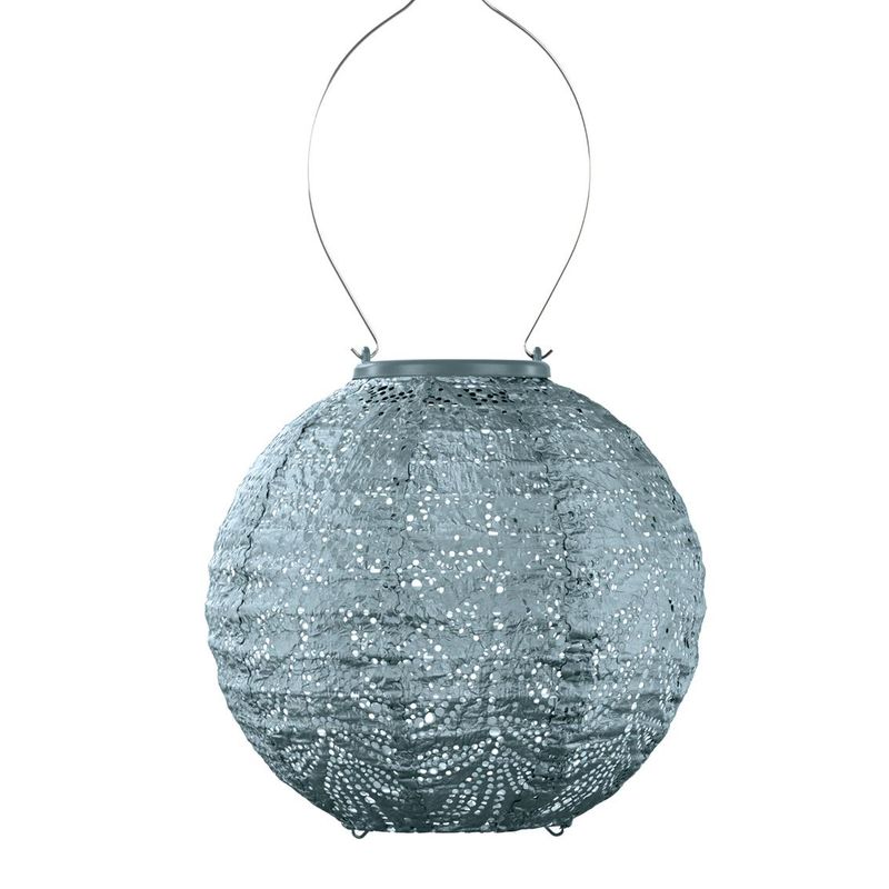 Lumiz Solcelle Led Lykt Round 20 Folia Grey Blue