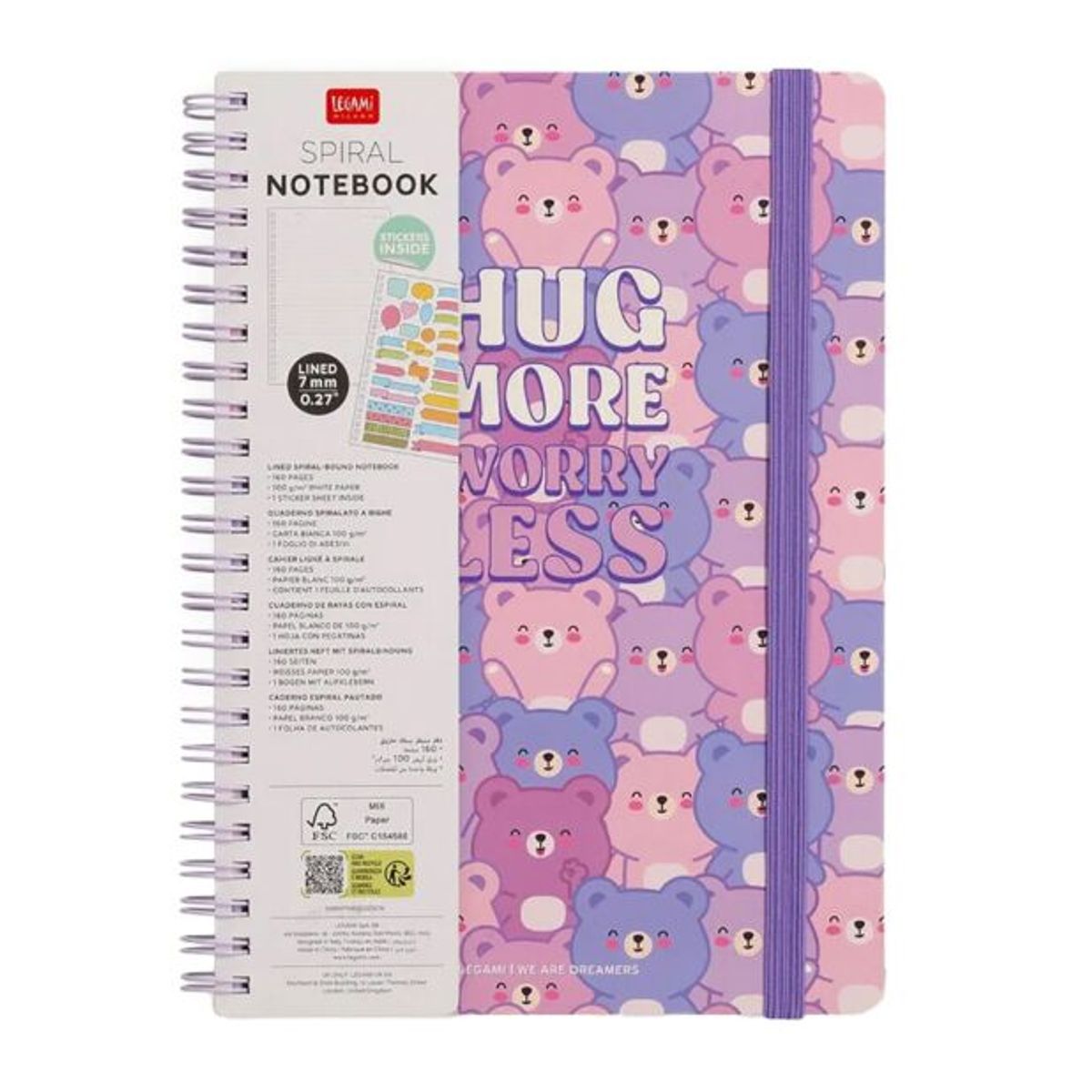 Notatbok Spiral A5 Teddy Bear