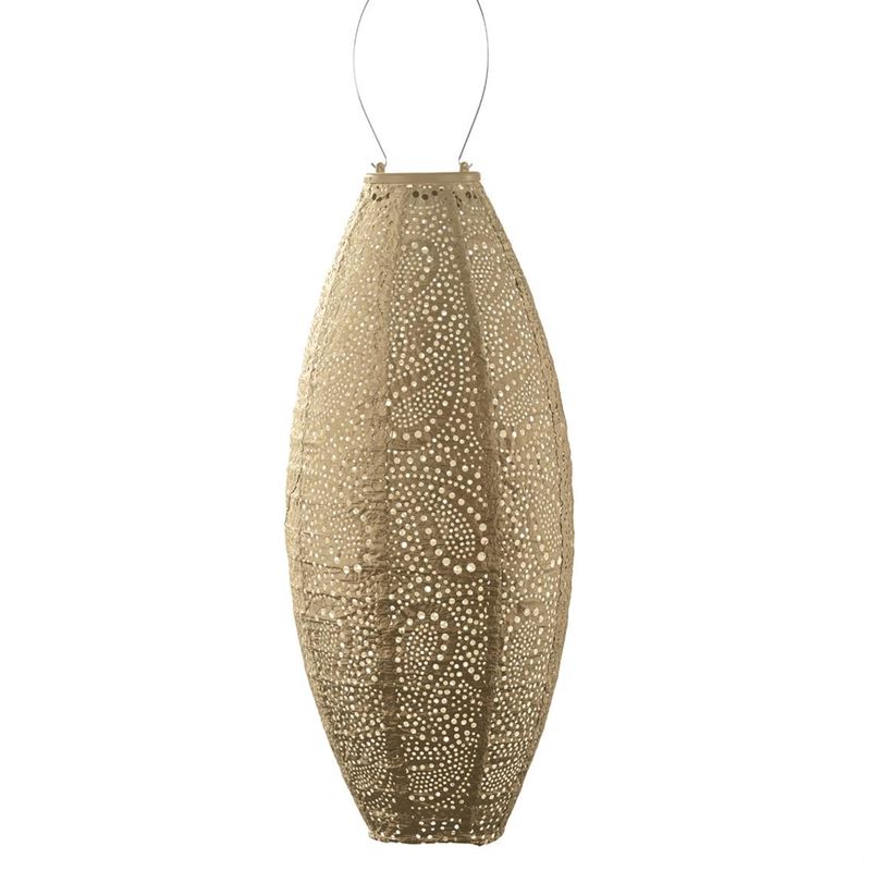 Lumiz Solcelle Led Lykt Long Oval 20 Paisley Gold
