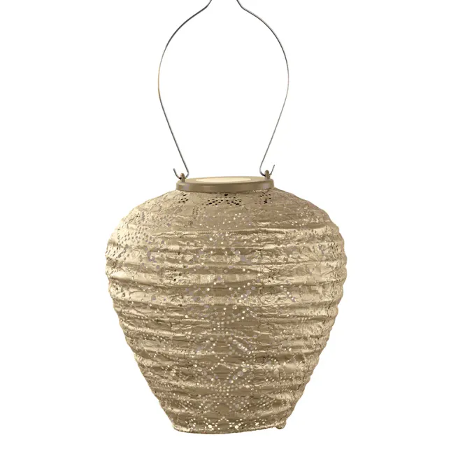 Hovedbilde Lumiz Solcelle Led Lykt Balloon 20 Mandela Gold