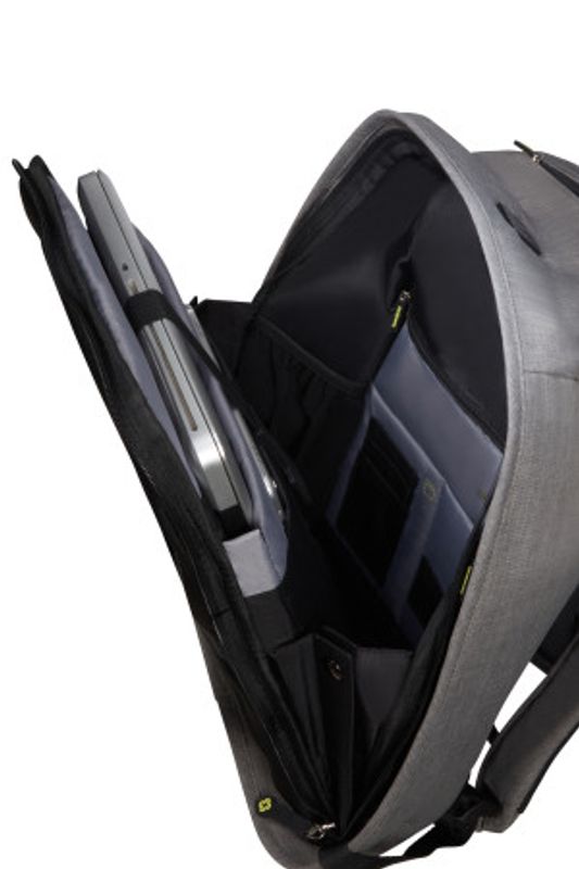 Samsonite Securipak PC-ryggsekk Tyverisikret 17L, grå