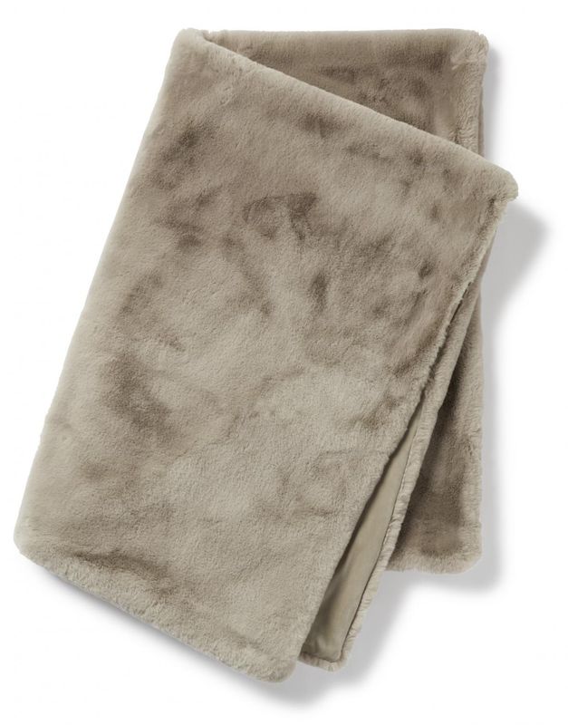 Fluffy Pledd 120x180 cm – Taupe
