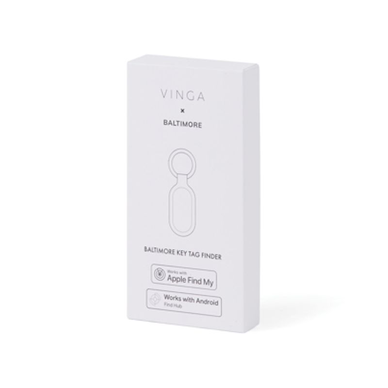 VINGA Baltimore RCS nøkkelbrikke med Finder Dual – greige (iOS & Android)