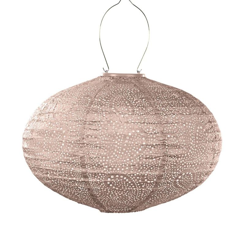 Lumiz Solcelle Led Lykt Oval 40 Paisley Soft Blush