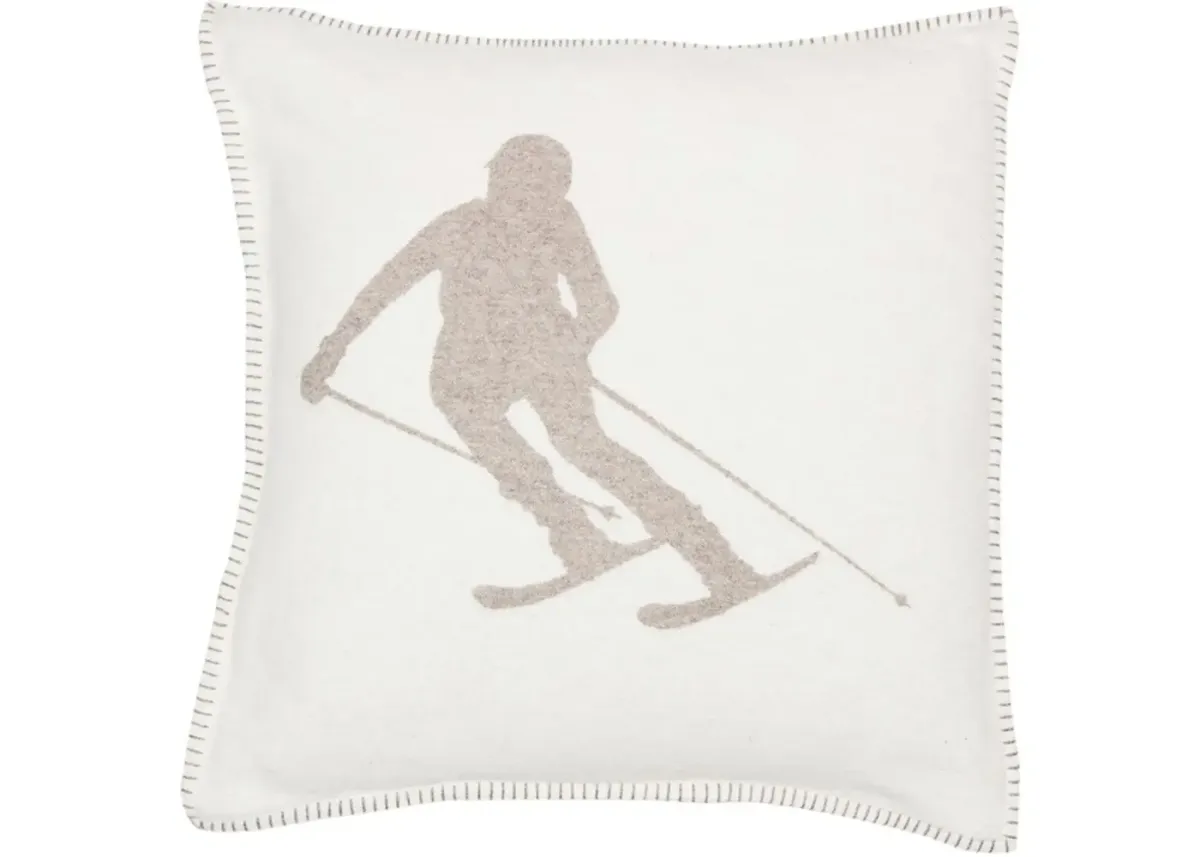 Sylt Pyntepute Skier, lys fra DF