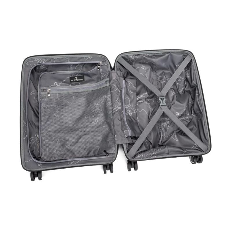 North Pioneer Oslo Kabinkoffert 4 hjul, 55 cm, 37L