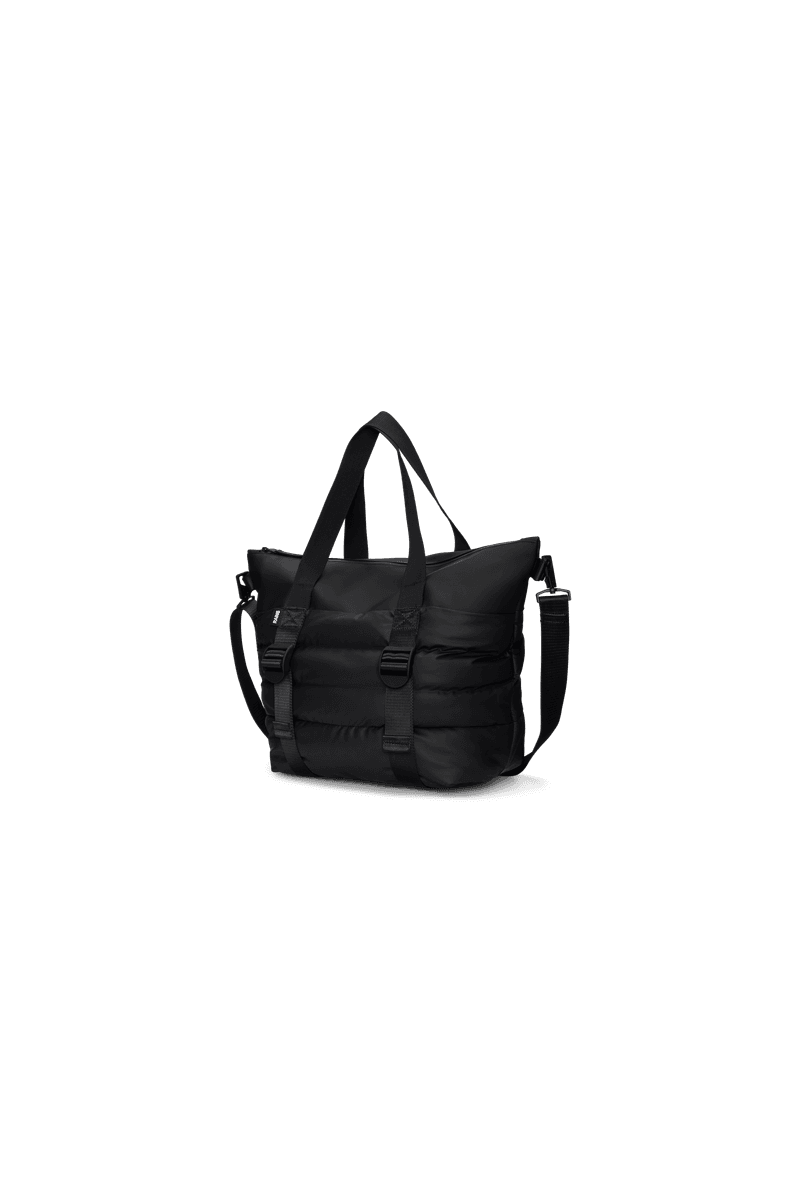Rains, Puffer Mix Tote Bag Mini - svart