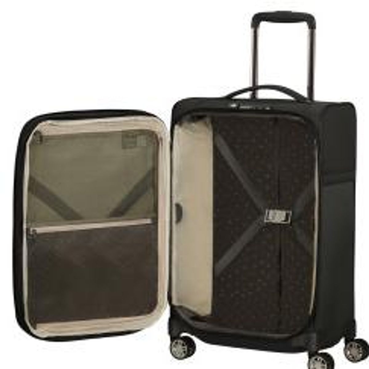 Samsonite Airea Utvidbar Kabinkoffert 38/43,5 L – Sort