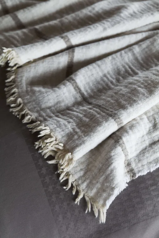 Halvor Bakke Chamonix pledd, 130x200 Beige / Pure cashmere