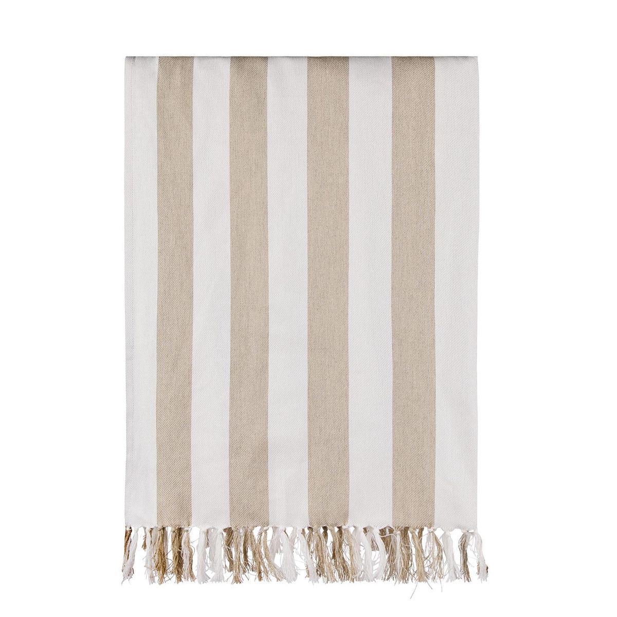 Ornos GRS Hamamhåndkle – Beige & Hvit | Vinga