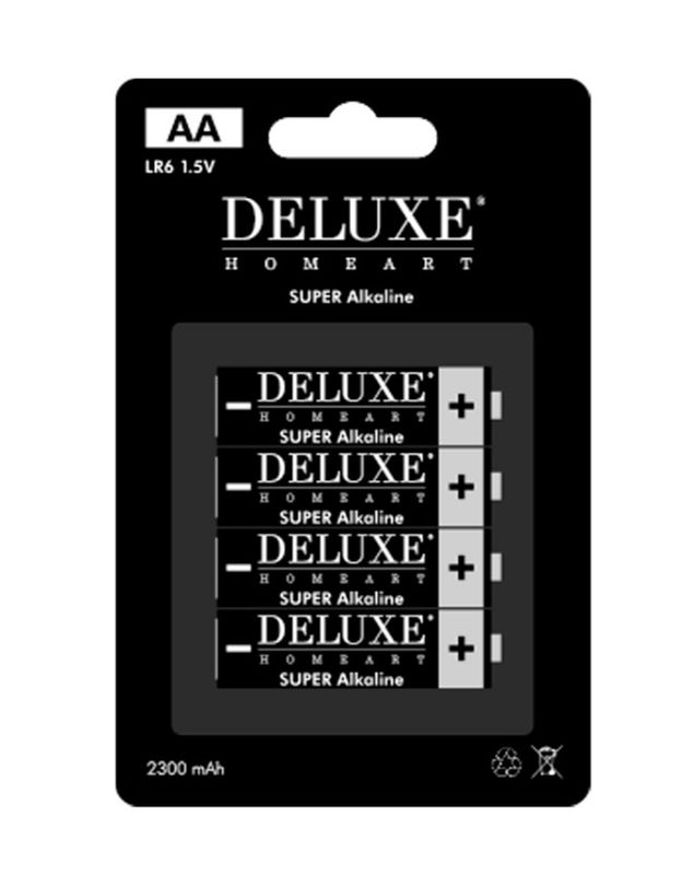 Deluxe Homeart Batteri AA 4stk