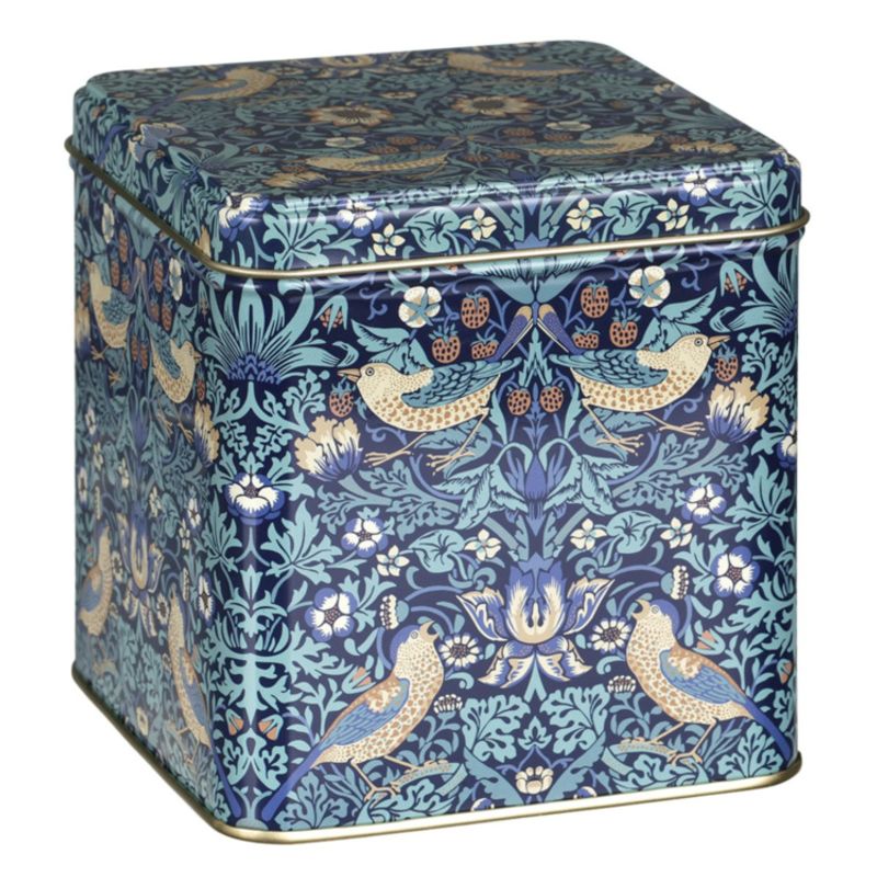 Oppbevaringsbokser Red Strawberry Thief  William Morris sett med 3 stk 
