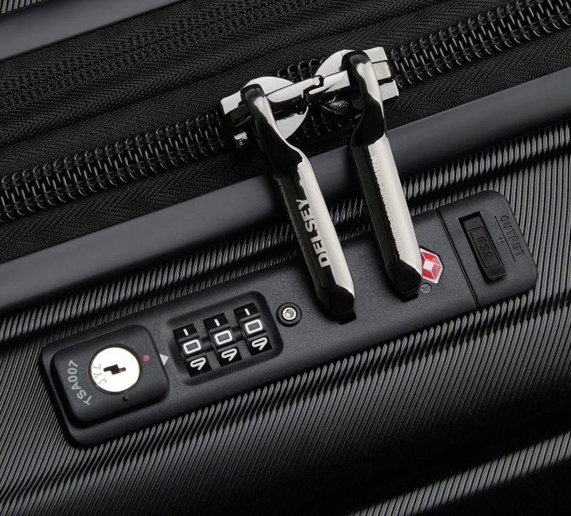 Delsey Shadow 5.0 slim Kabinkoffert, Sort