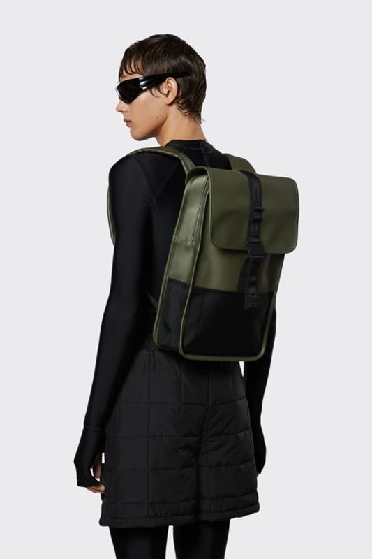 Rains Trail Ryggsekk Mini 10L, evergreen