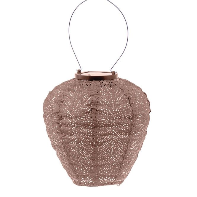 Hovedbilde Lumiz Solcelle Led Lykt Balloon 20 Folia Mocha Mousse