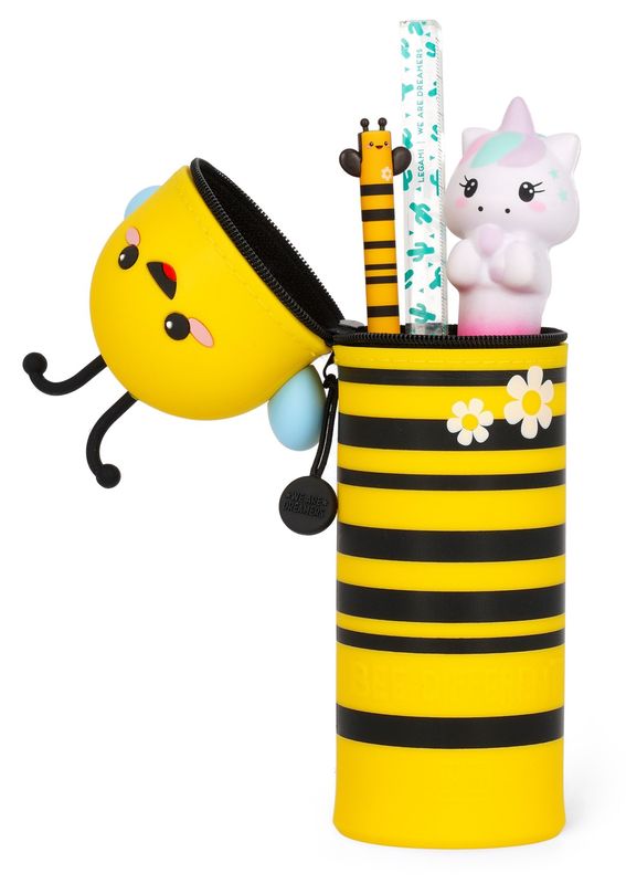 Silikon penal Kawaii, 2i1 Bie - Legami