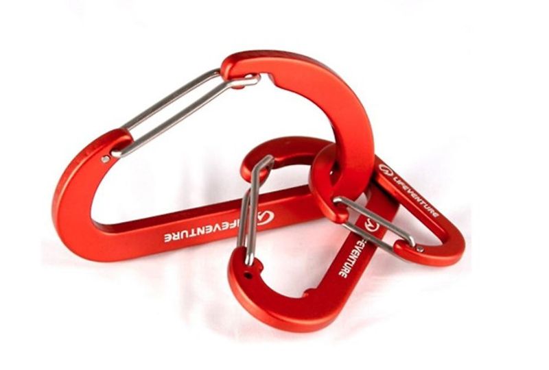 Karabiner små 3pk Lifeventure