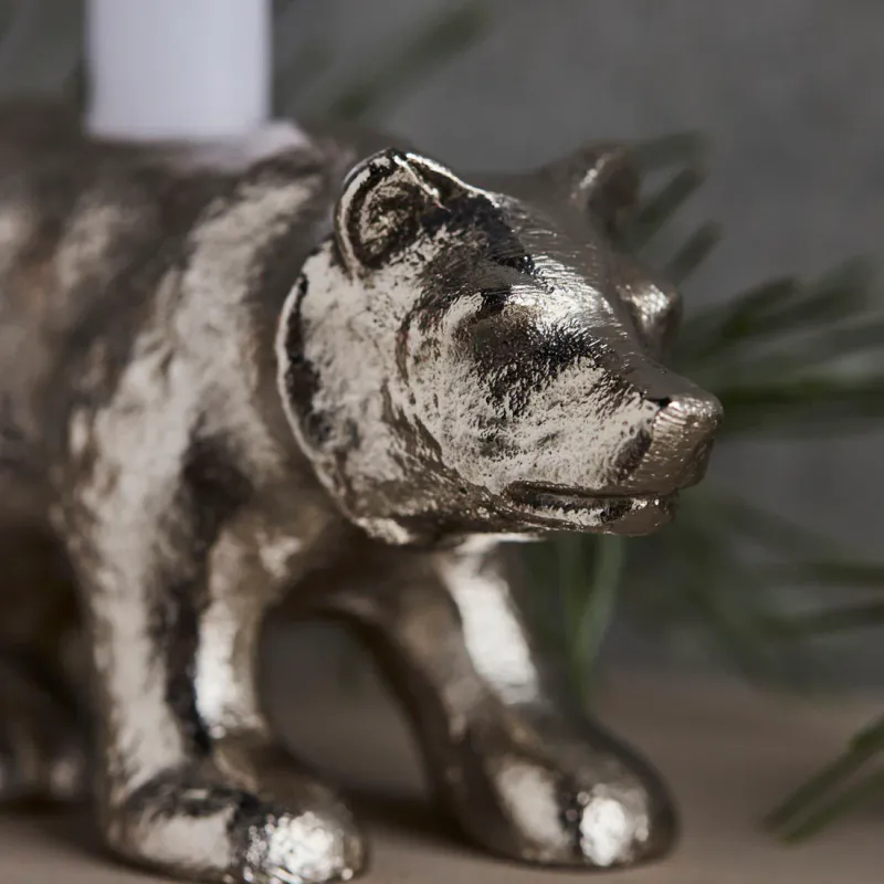Lysestake Polar, antikk sølv fra  House Doctor