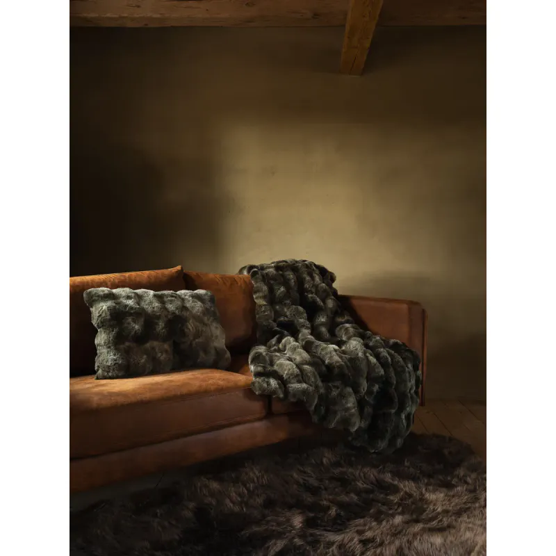 Pledd Misty 120 x 180 cm - Forest Skinnwille