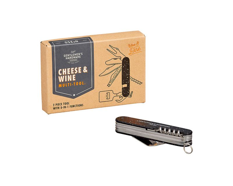 Ost og vin multiverktøy 8-i-1 fra Gentlemen's Hardware