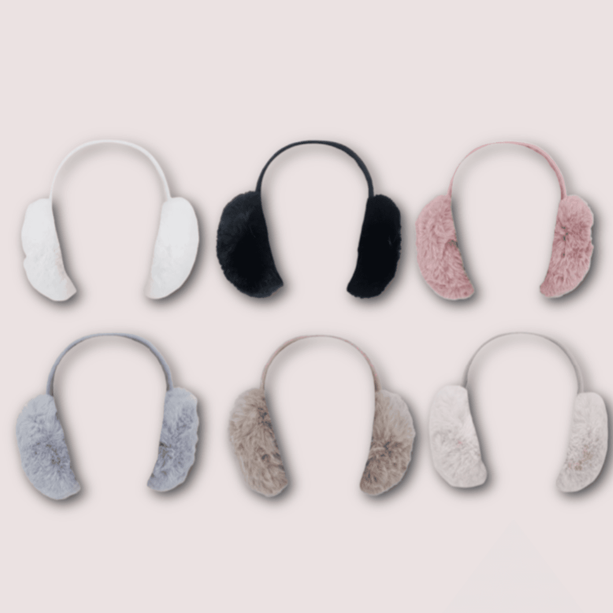 Ørevarmer Super Fluffy, taupe