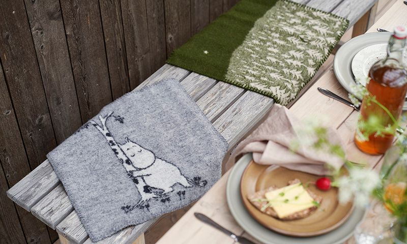 Sitteunderlag Ull Joy Klippan, rød