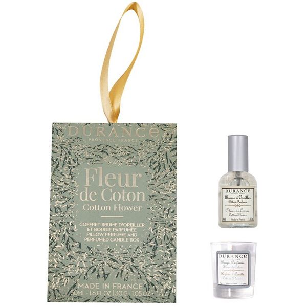 Bilde av Gavepakke - Puteparfyme + Duftlys 30g - Cotton Flower