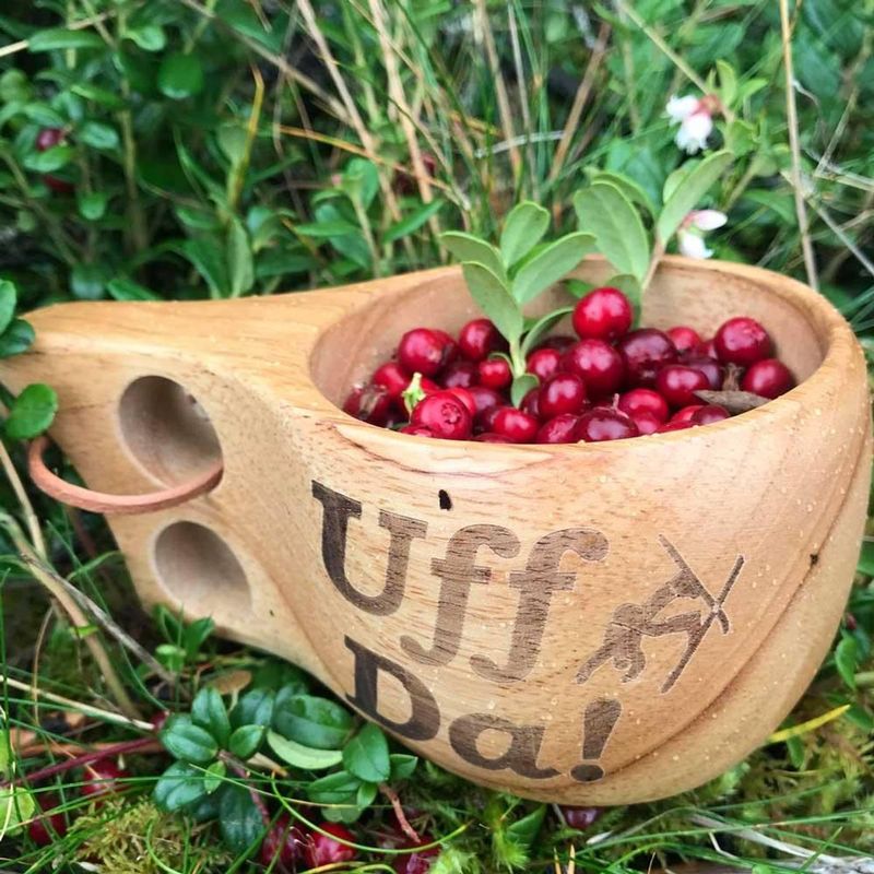 Tre Turkopp stor med lærreim, Uff da!