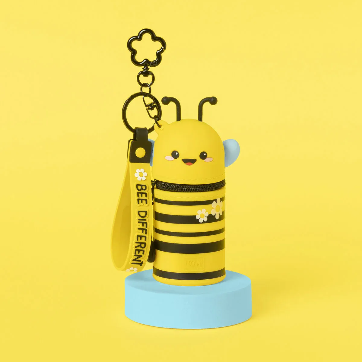 Mini Kawaii Bie – Søt mini pung med nøkkelring
